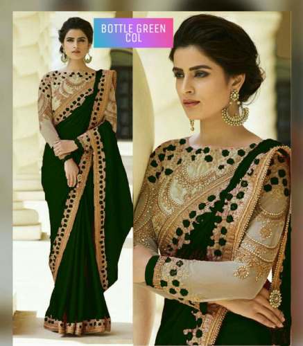 Rangoli Silk Saree With Embroidery Work Saree