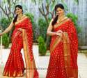 red-shining-cotton-slik-saree