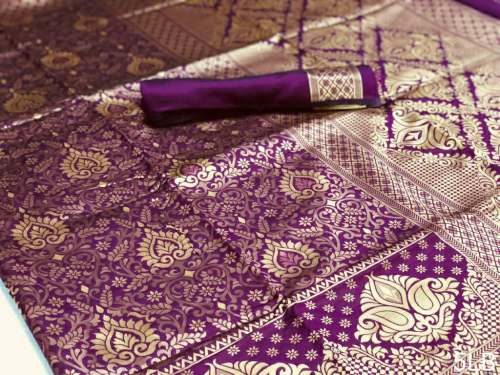 Rich Look Banarasi Weaving Soft Silk Saree