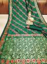 Shiny Cotton Silk Saree thumb 5