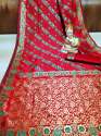 Shiny Cotton Silk Saree thumb 6