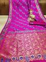 Shiny Cotton Silk Saree thumb 7