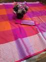 Soft Cotton Silk Saree with beautiful Colors` thumb 3