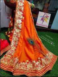Traditional Gotapatti Boder Saree