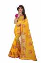 Cotton Embroidery Work Saree thumb 2