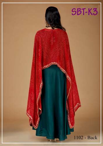 Gown With Poncho