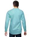 Pastel Blue Inverted Collar Mens Shirt thumb 1