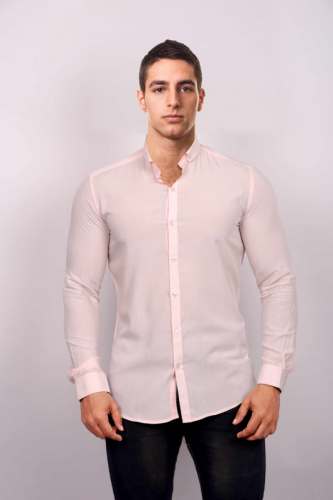 Pastel Pink Checkered Formal Shirt