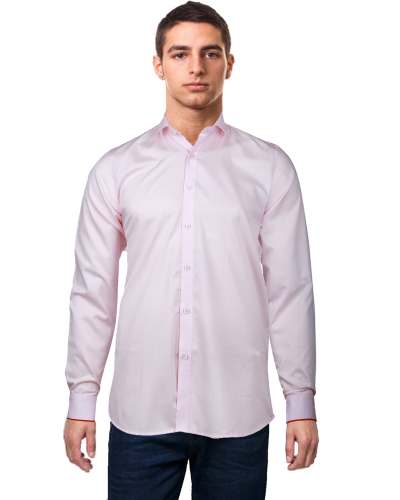 Pastel Pink Mens Formal Shirt