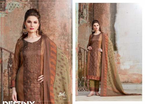BELA DESTINY FANCY EMBROIDERY SUIT