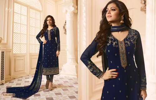 Embroidery Semi Stiched Dress