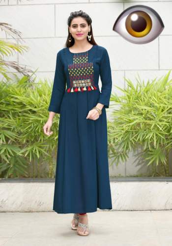 MITTOO FANCY RAYON KURTY