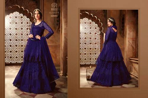 Mohini 60001 Blue fancy party wear suit