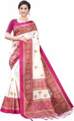  Beautiful Printed Art Silk Saree