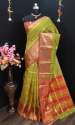 KANCHIPURAM  SILK Saree  thumb 8