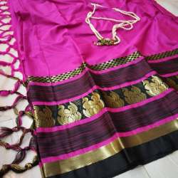 mor cotten silk saree