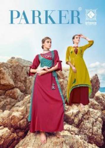 Colorful Angrakha Kurtis by Ladies Queen