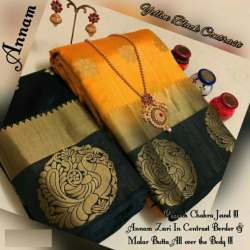 KANJIVARAM BUTTA  SAREES by Samor Villa