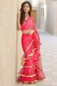 ruffle-saree