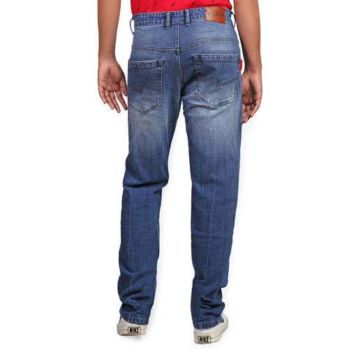 Blue Casual Denim Jeans by Denim Vistara Global pvt ltd
