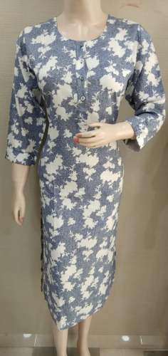 Essentails rayon Printed Kurtis