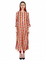 Pineapple print kurti