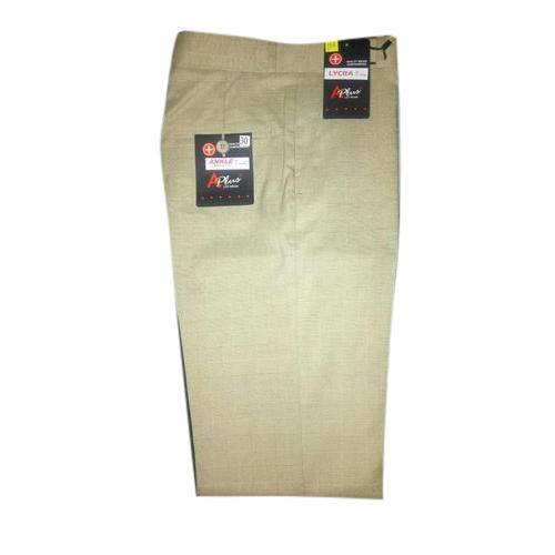 khaki lycra pant by Maa Collection