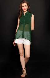 womens sleeveless  shirt