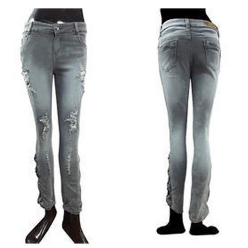 Girl Fancy Rugged Jeans by param garment