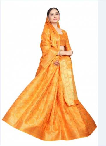 Barkha Orange by Arya Weaves