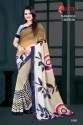 Digital Printed Chiffon Sarees thumb 4