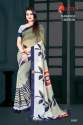Digital Printed Chiffon Sarees thumb 5