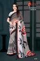 Digital Printed Chiffon Sarees thumb 7