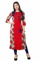 Fancy Casual Wear Rayon Kurtis thumb 1