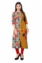 Fancy Casual Wear Rayon Kurtis thumb 3