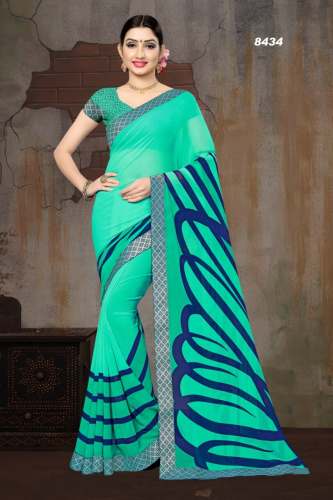 Fancy Designer Digital Printed Sarees