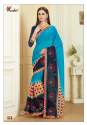 Parinted Heavy Rennial Work Sarees thumb 5