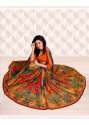 Printed Border Lace Sarees thumb 12
