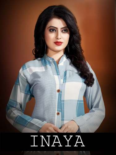 Rayon Print Dyed Combination Kurtis