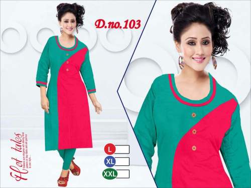 Fancy rayon kurti -2