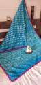 Cotton mulmul block printed saree