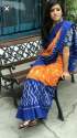 desiger-block-print-saree-orange