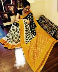 Designer Block Printed Saree