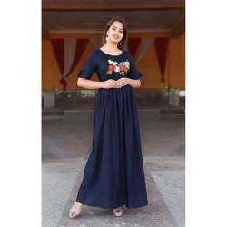 round neck cotton kurti