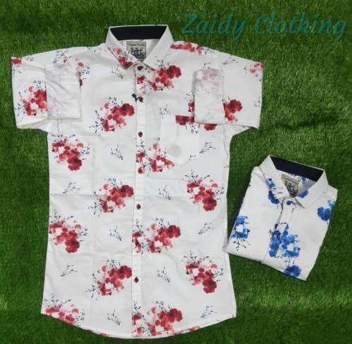 flower print casual shirt