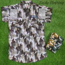 Military print shirt