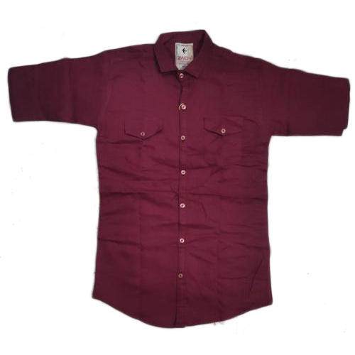 Sateen cotton shirt