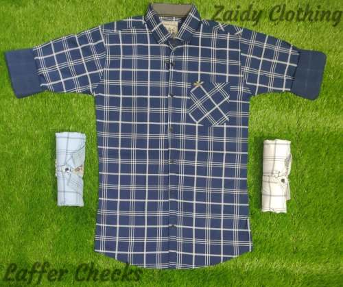 small checks print shirt
