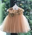 Cute Girls Tulle Layered Party Wear Frock
