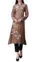 Designer Embroidered Kurtis With Pant thumb 1
